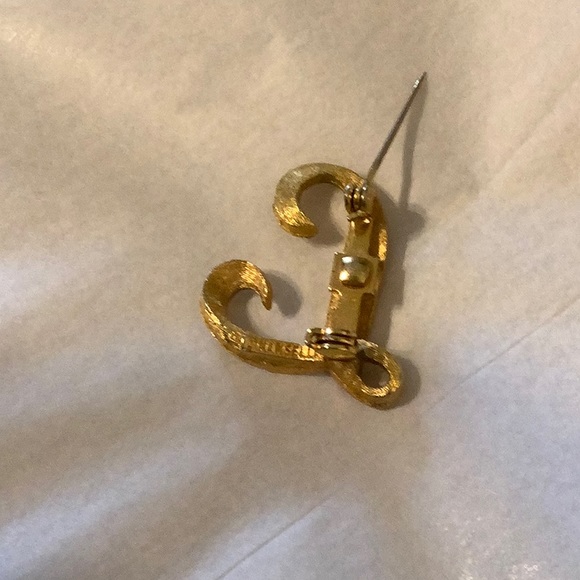 Sale!🇺🇸 Mamselle Vintage Gold “L” Pin - Picture 3 of 5